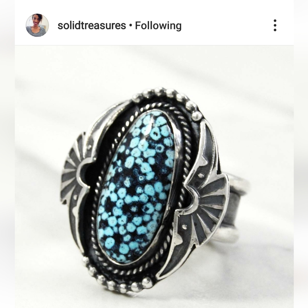 Solid Treasures Turquoise And Sterling Silver Rin… - image 7